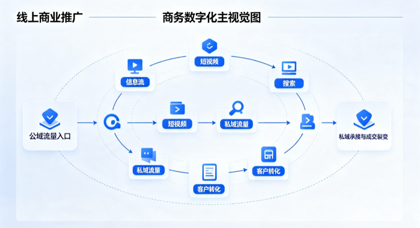昌邑区线上商业推广怎么做？全域流量闭环搭建与低成本转化实战指南